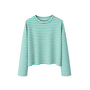 Top Liz Gestreept Mint/Lichtroze Onesize
