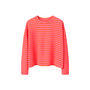Top Liz Gestreept Neon Oranje/Roze Onesize
