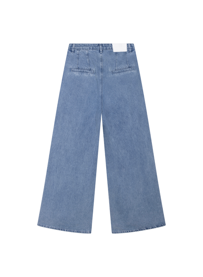 Jeans Wide Light Blue Denim