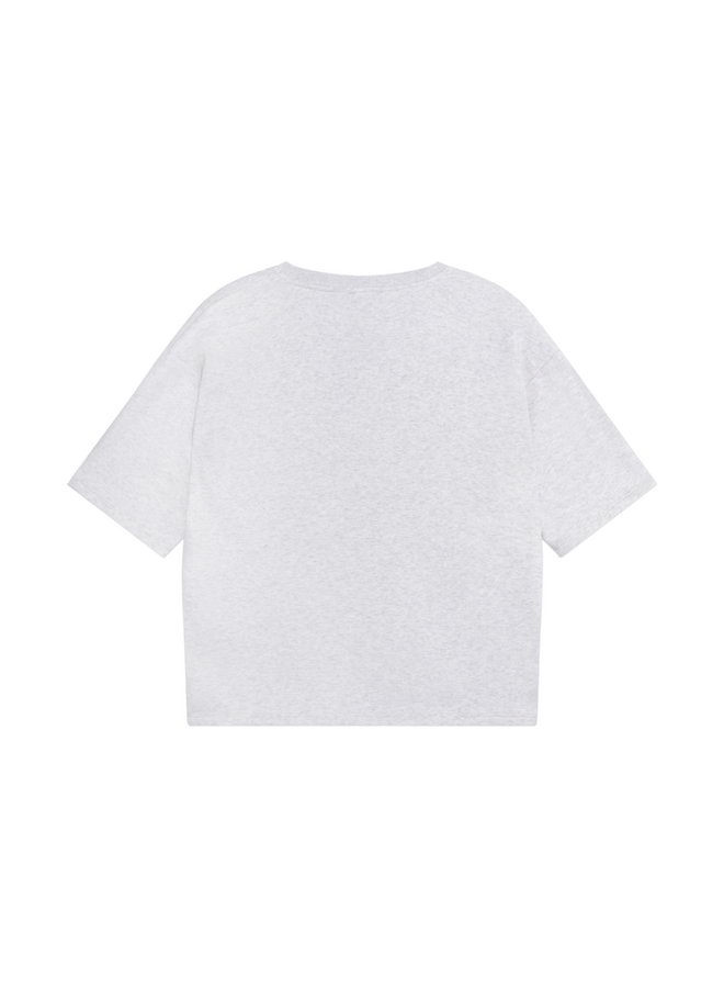 Sweater V-neck Super Light Grey Melange