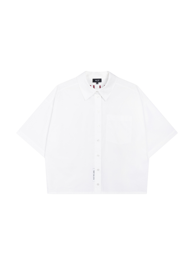 Blouse Clean Poplin Soft White