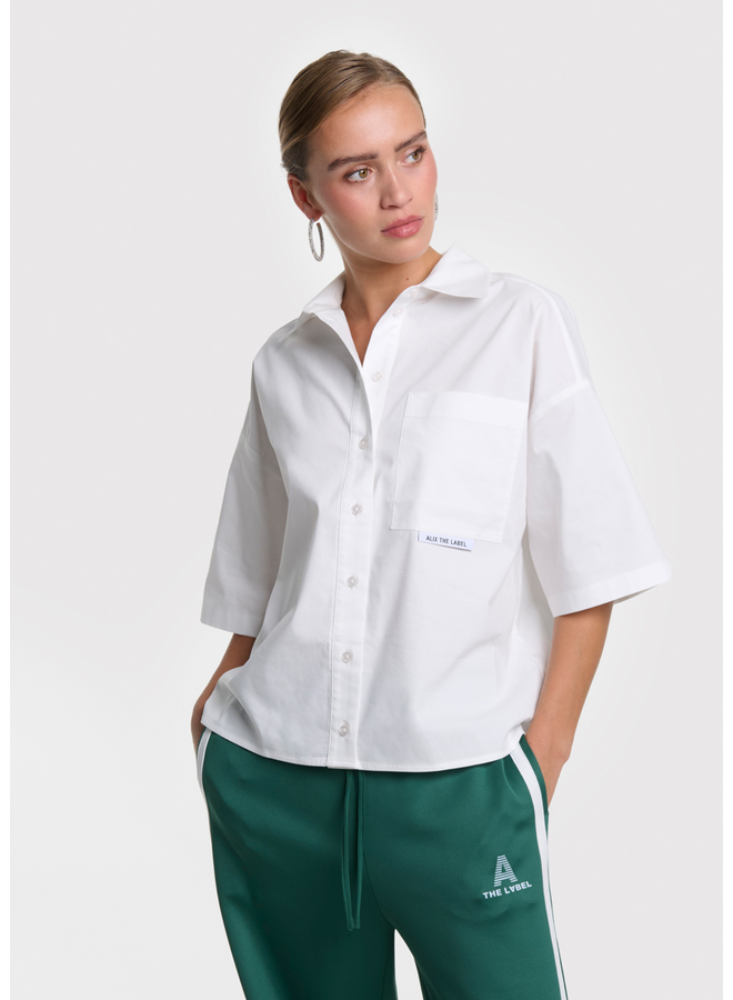 Blouse Clean Poplin Soft White