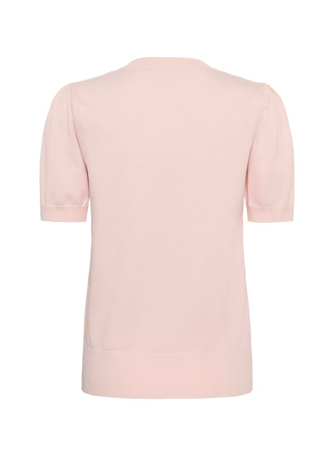 Top MilaSZ Korte Mouw Chalk Pink