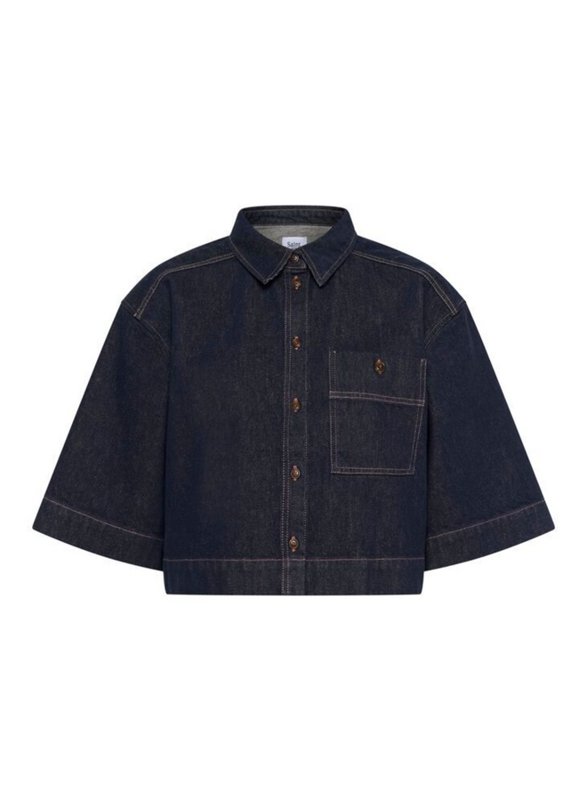 Blouse PoseySZ Dark Blue Denim