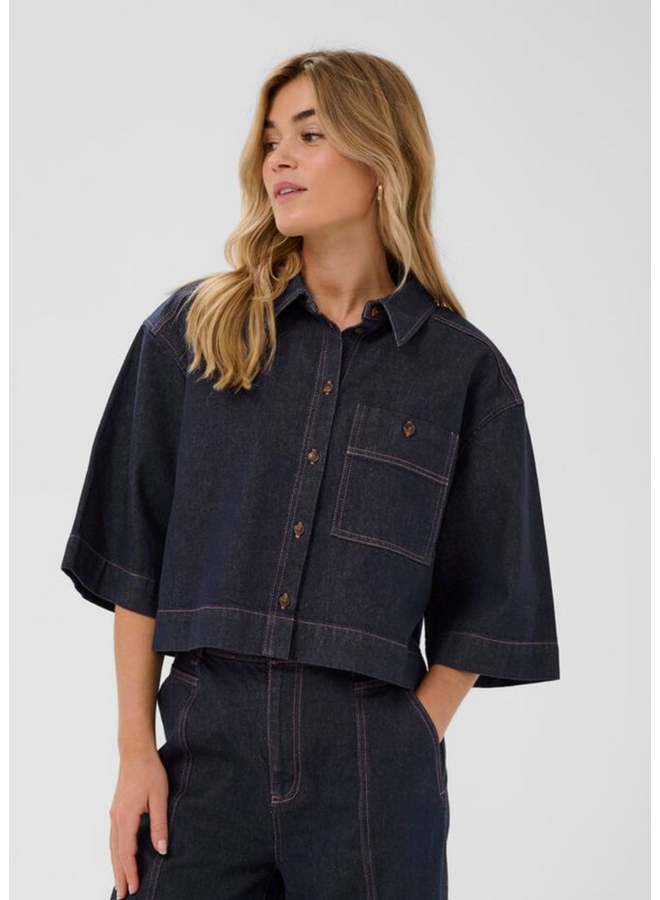 Blouse PoseySZ Dark Blue Denim