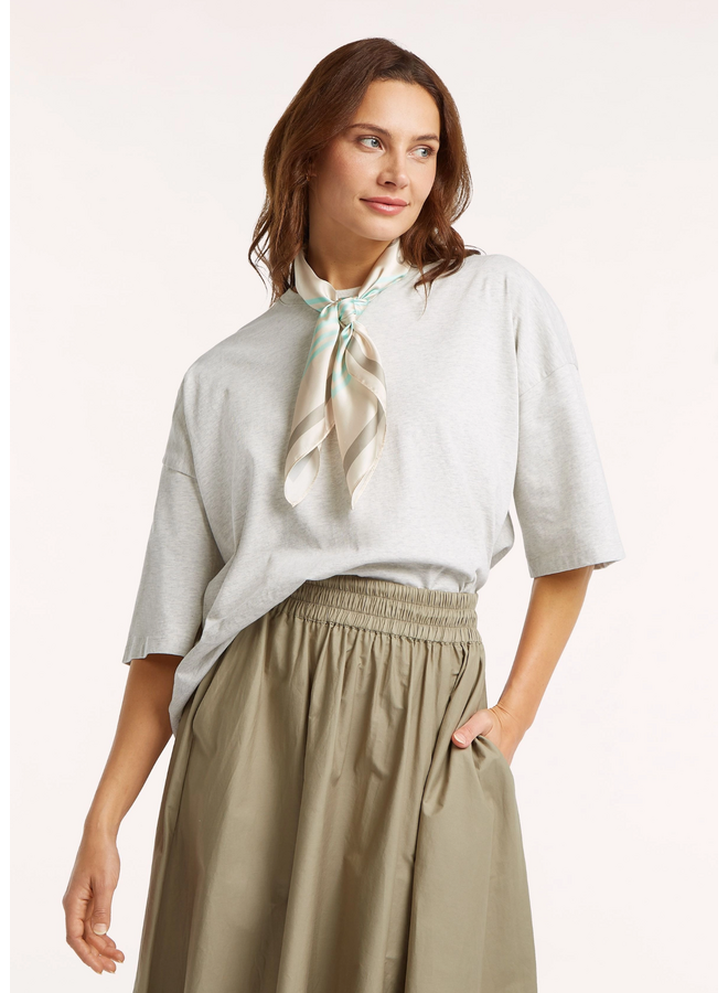 Top Rae Grey Melange