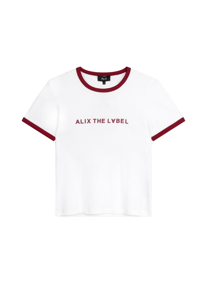 T-shirt Ringer Soft White