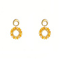 Day & Eve oorbellen E60059-4 Geel/Goudkleurig