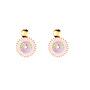 Day & Eve oorbellen E60098-1 Multi/Goudkleurig