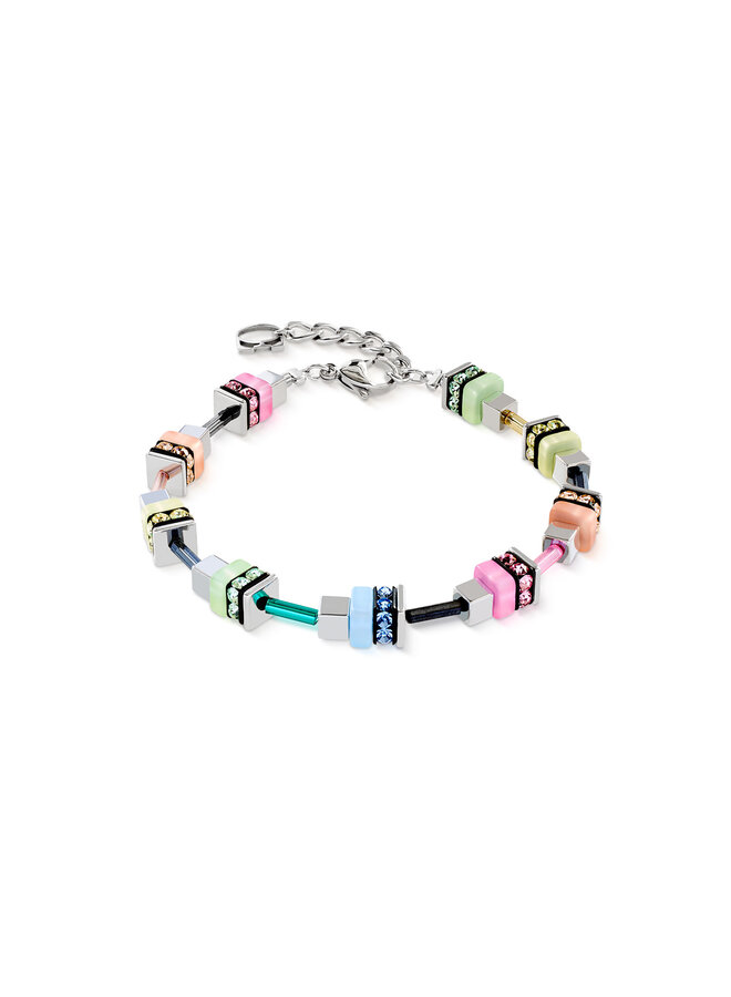 COEUR de LION armband 4413/1580 Pastel/Zilverkleurig