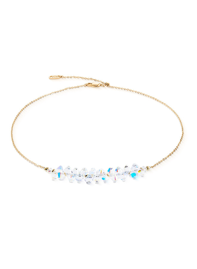 COEUR de LION ketting 4633/1816 Crystal/Goud Verguld