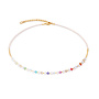 COEUR de LION ketting 6022/1500 Multicolour/Goud Verguld