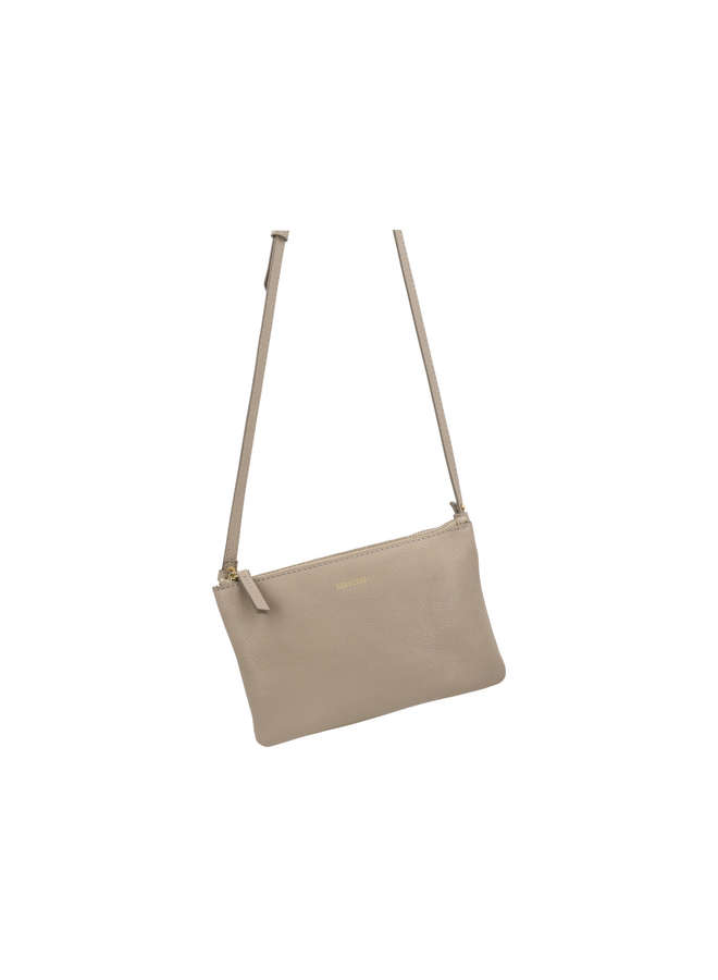 LouLou tas Camille Soft Sepia/Goudkleurig