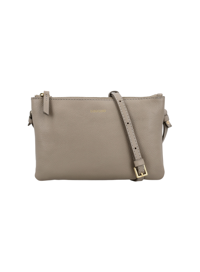 LouLou tas Camille Soft Sepia/Goudkleurig