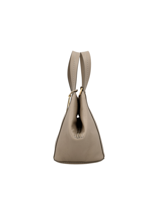 LouLou tas Elodie Soft Sepia/Goudkleurig