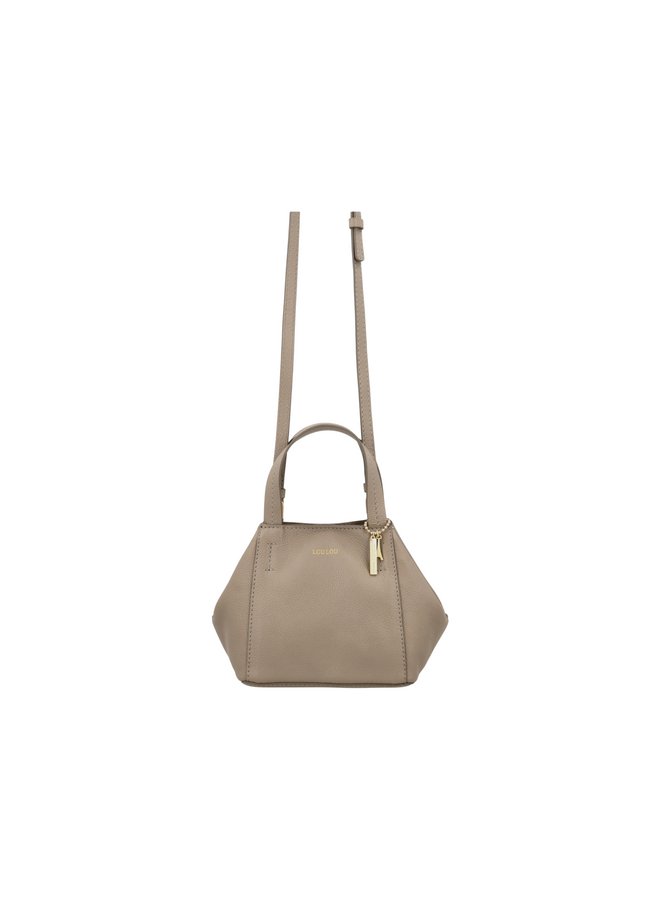 LouLou tas Elodie Soft Sepia/Goudkleurig