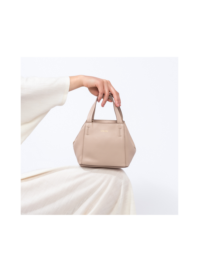 LouLou tas Elodie Cashmere/Goudkleurig