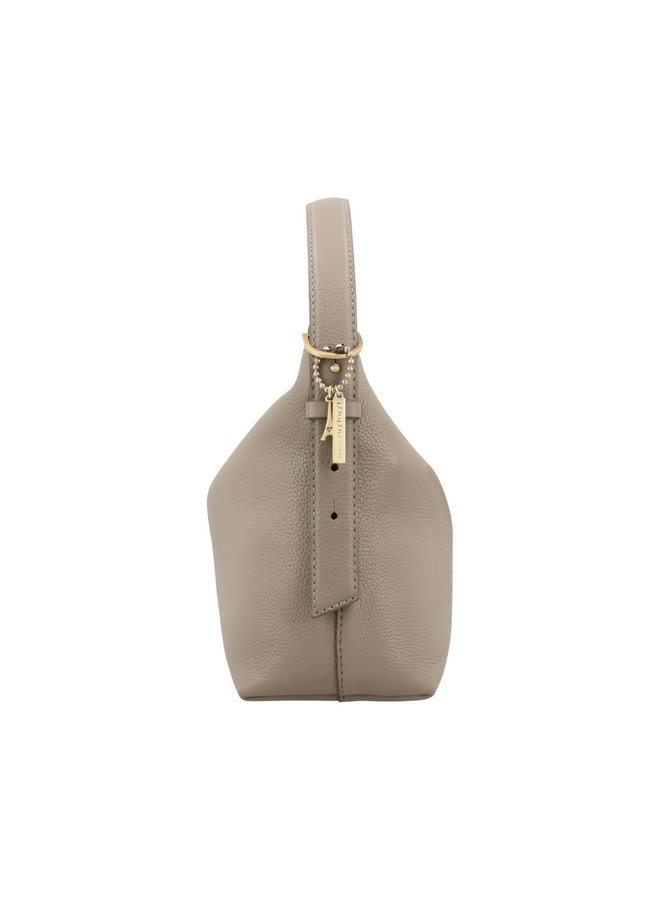 LouLou tas Lois Soft Sepia/Goudkleurig