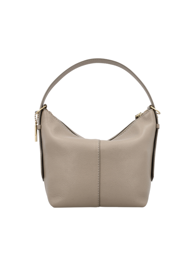 LouLou tas Lois Soft Sepia/Goudkleurig