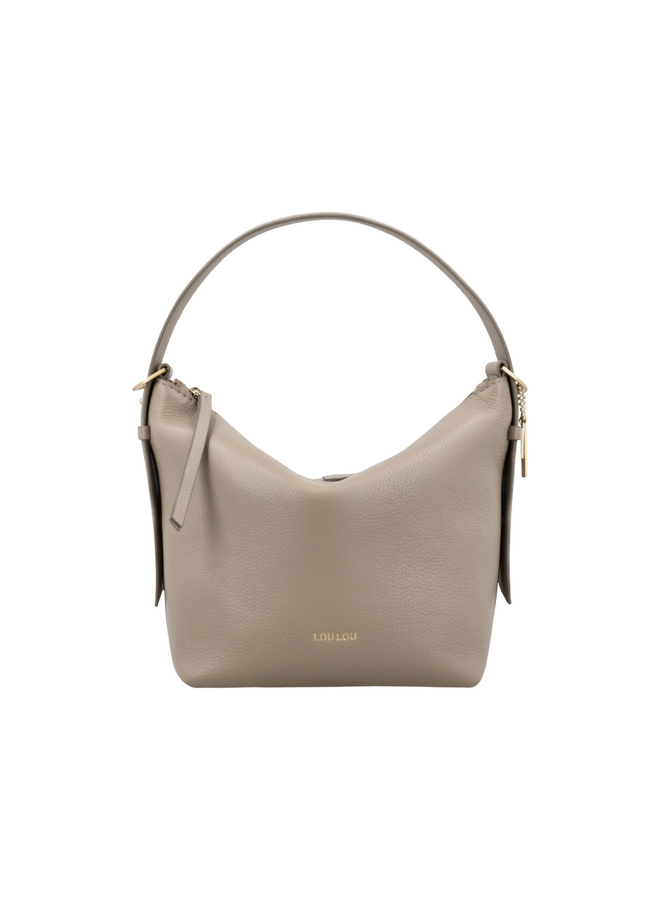 LouLou tas Lois Soft Sepia/Goudkleurig