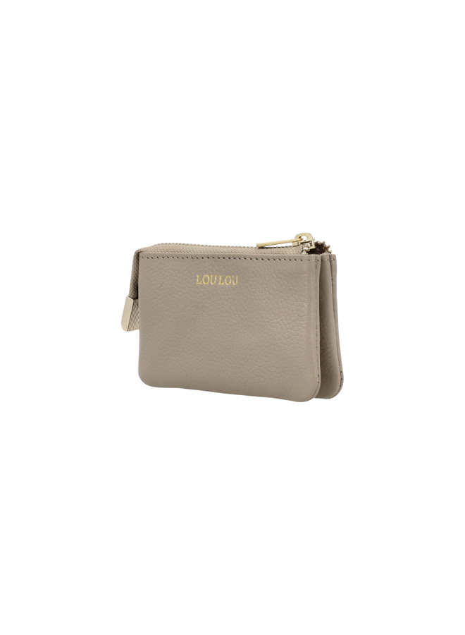 LouLou portemonnee Petite Camille Soft Sepia/Goudkleurig