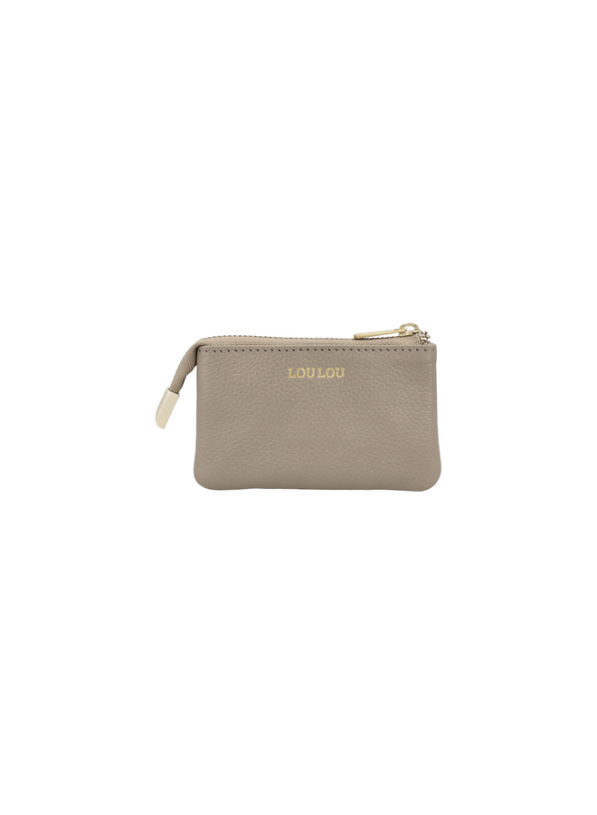 LouLou portemonnee Petite Camille Soft Sepia/Goudkleurig