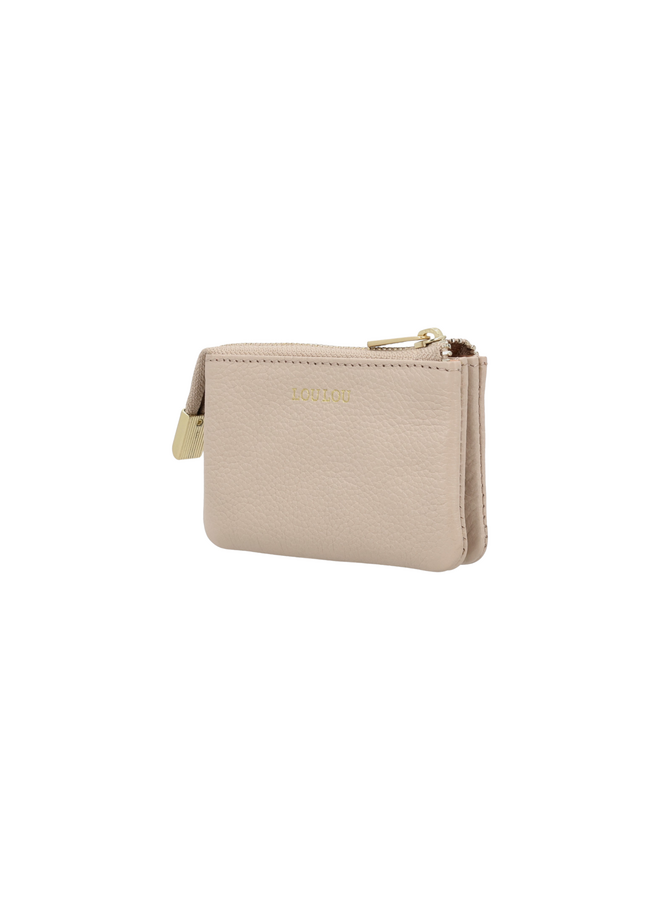 LouLou portemonnee Petite Camille Cashmere/Goudkleurig