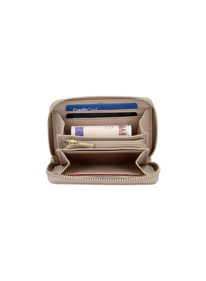 LouLou portemonnee Petite Emilie Cashmere/Goudkleurig