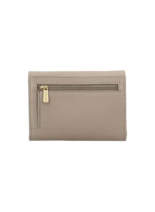 LouLou portemonnee Petite Fleur Soft Sepia/Goudkleurig