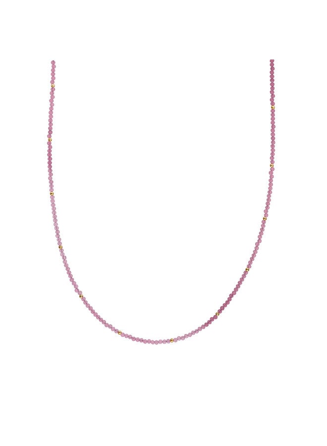 Sparkling Jewels ketting Beaded Candy Jade Goudkleurig