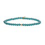 Sparkling Jewels armband Saturn Small Turquoise Quartz Goudkleurig