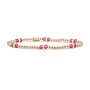 Sparkling Jewels armband Double Reverse Candy Jade Goudkleurig
