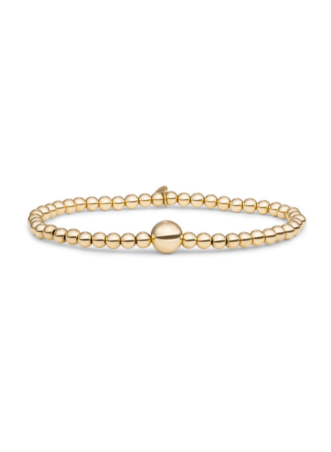 Sparkling Jewels armband Core 8/4 mm Goudkleurig