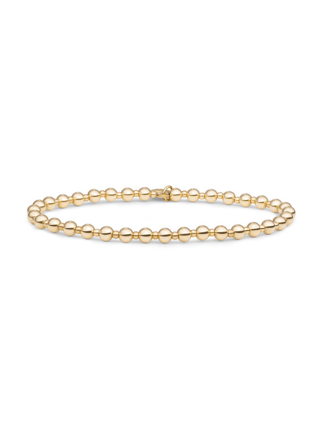 Sparkling Jewels armband Bold Mix 4/2 mm Goudkleurig