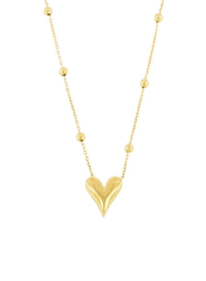 My Jewellery ketting Hartje Goudkleurig