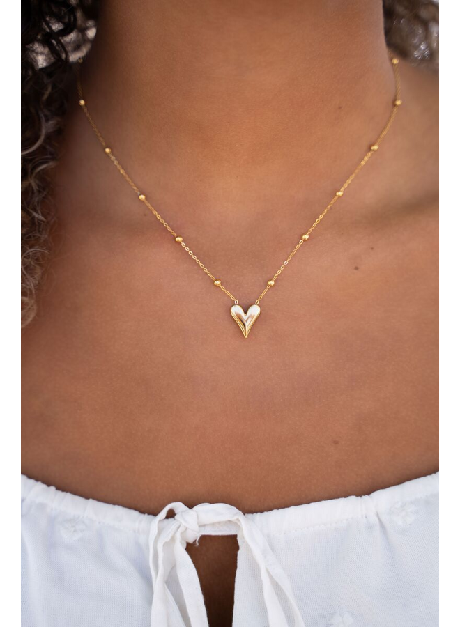 My Jewellery ketting Hartje Goudkleurig