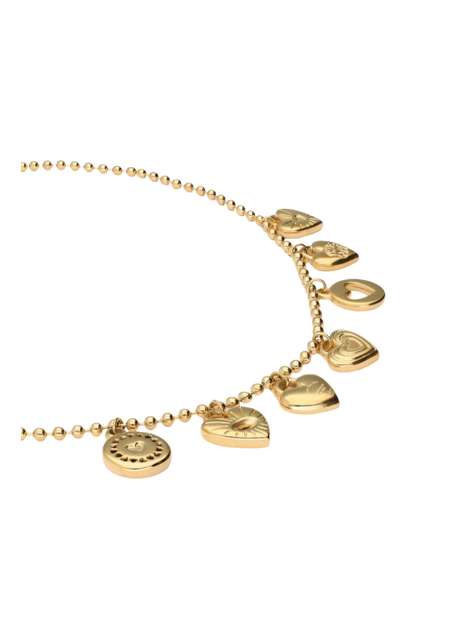 My Jewellery ketting Candy Bedels Goudkleurig