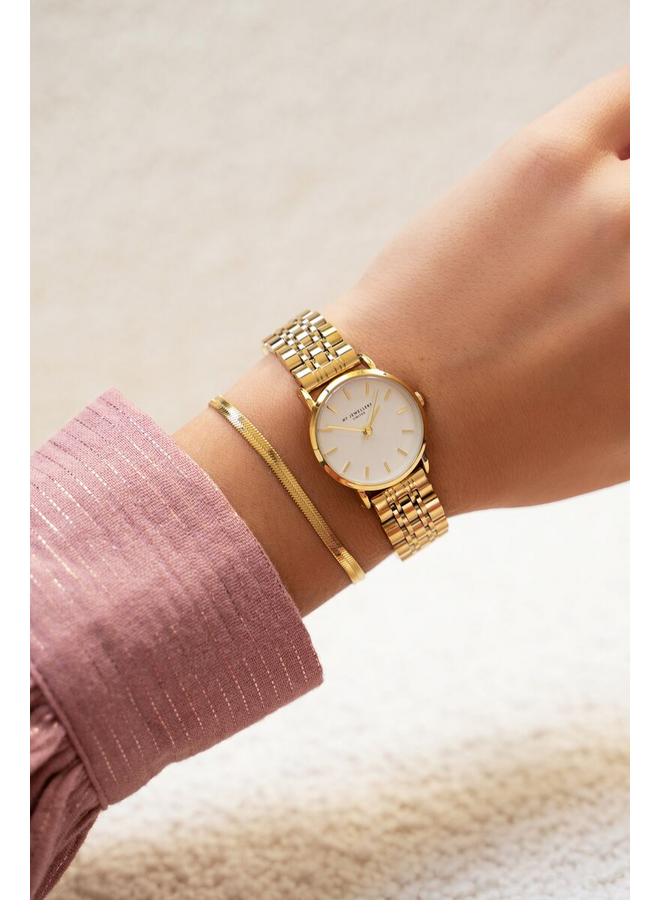 My Jewellery armband Platte Schakel Goudkleurig