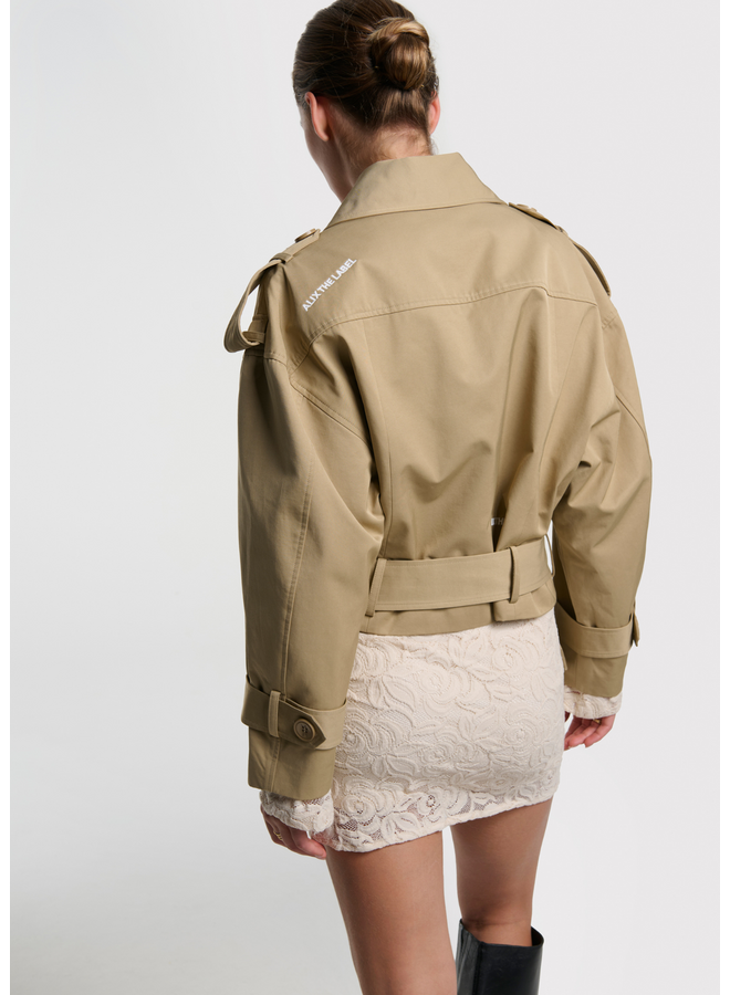 Jas Trench Coat Camel