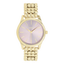 OOZOO Timepieces horloge C11672 Goudkleurig/Roze