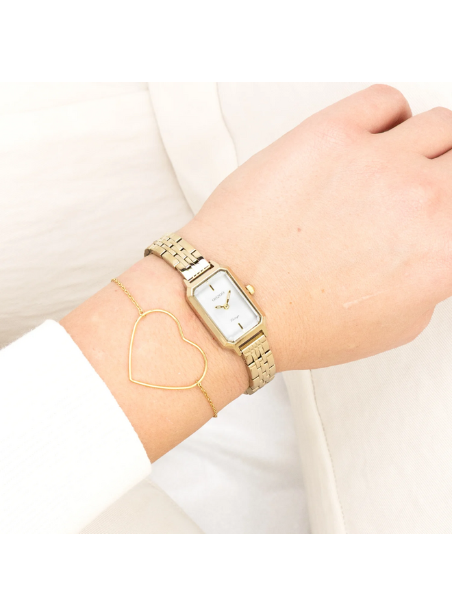 OOZOO Vintage horloge C20457 Goudkleurig