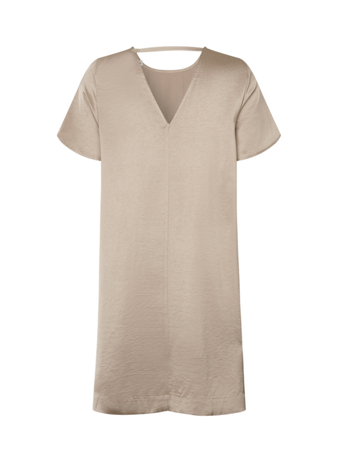 Jurk Nivara Long-M Sand Grey