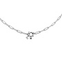 Melano Friends ketting Paperclip Zilverkleurig