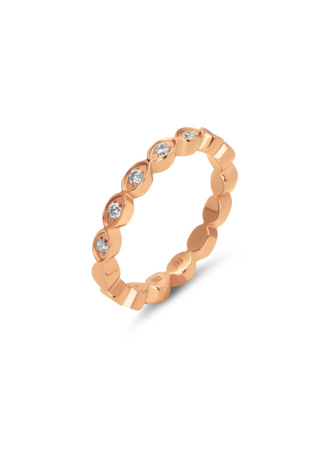 Melano Friends ring Inez Rosékleurig