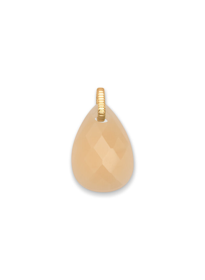 Melano Kosmic hanger Glass Droplet Latte Goudkleurig