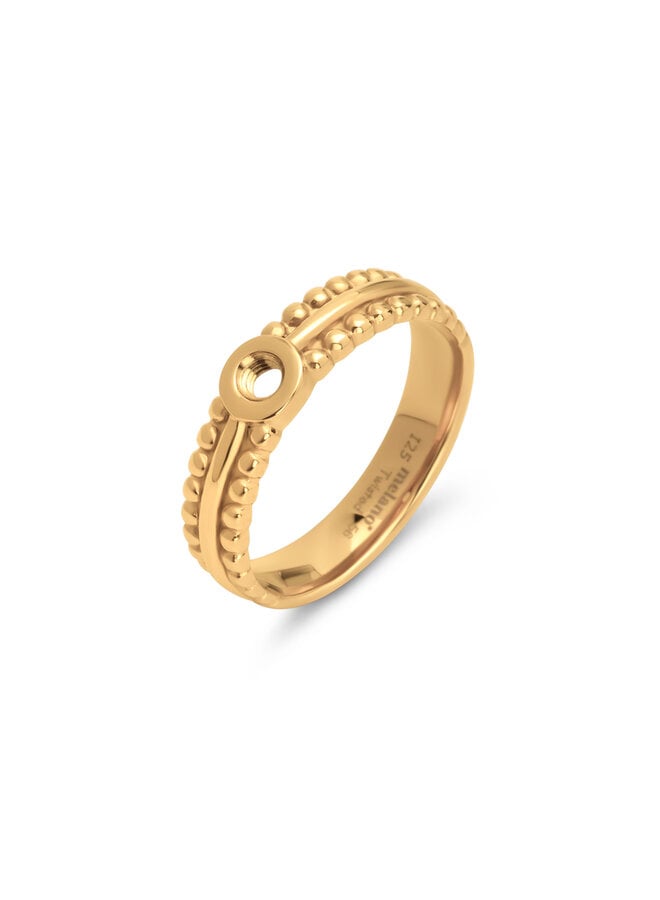 Melano Twisted ring Toya Goudkleurig