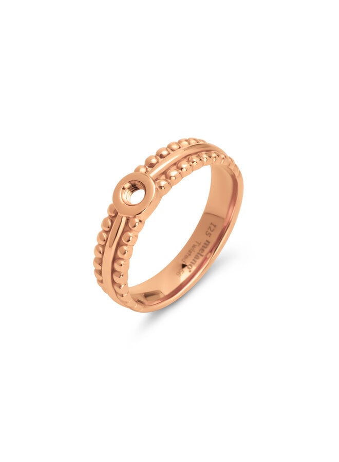 Melano Twisted ring Toya Rosékleurig