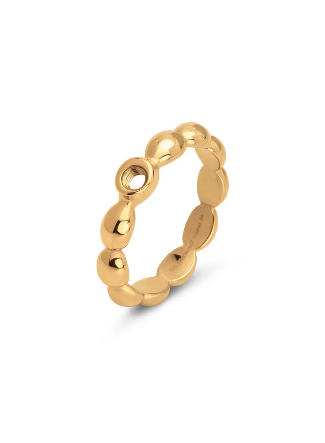Melano Twisted ring Tricia Goudkleurig