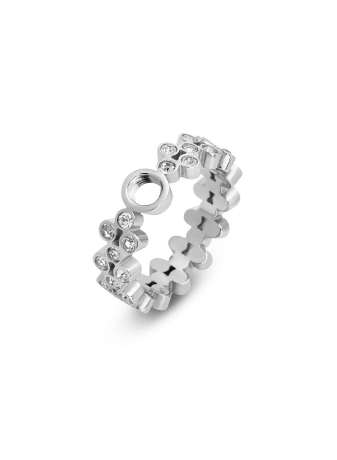 Melano Vivid ring Velo Zilverkleurig