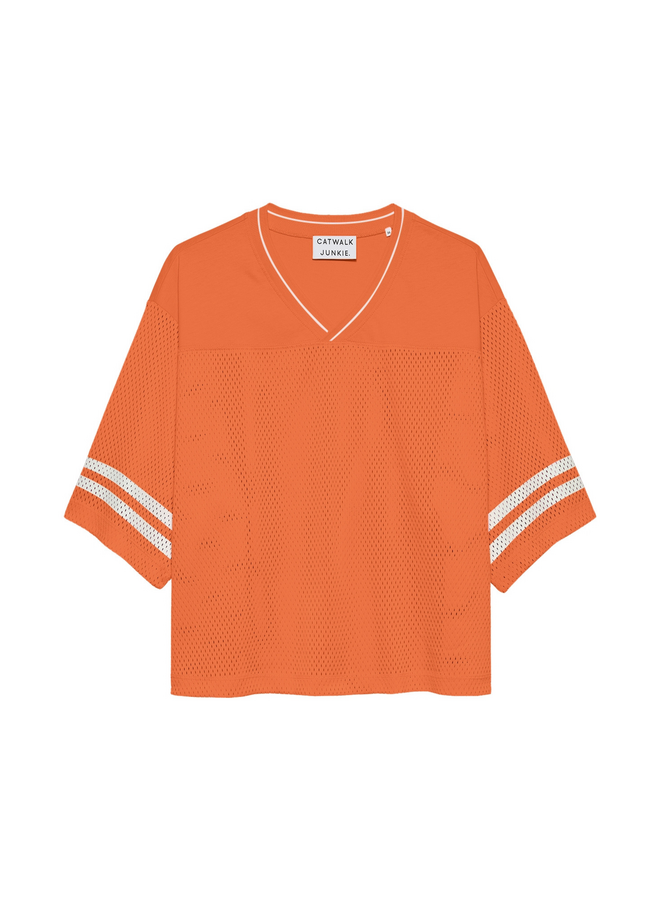 T-shirt Football Jersey Orange